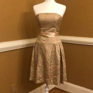 Jessica McClintock Rose Gold Jessica Dress